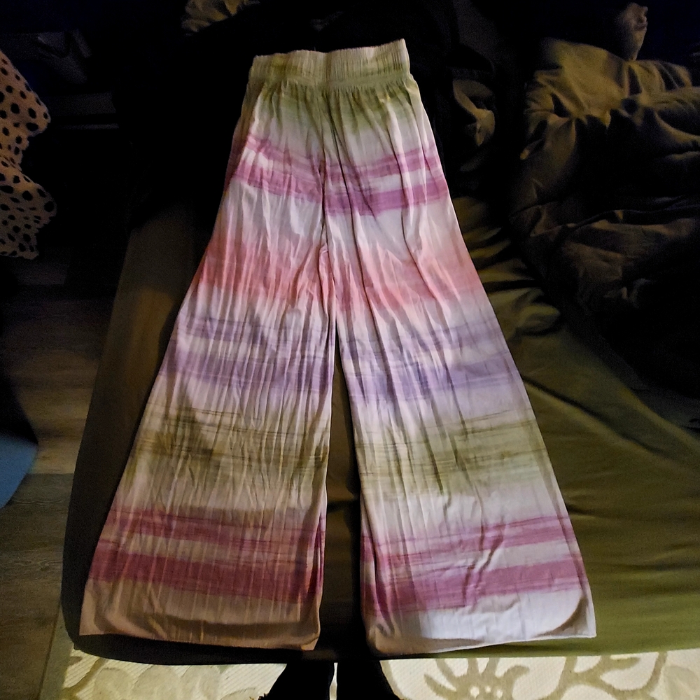 Women's Wide Leg Tie-Dye Pants